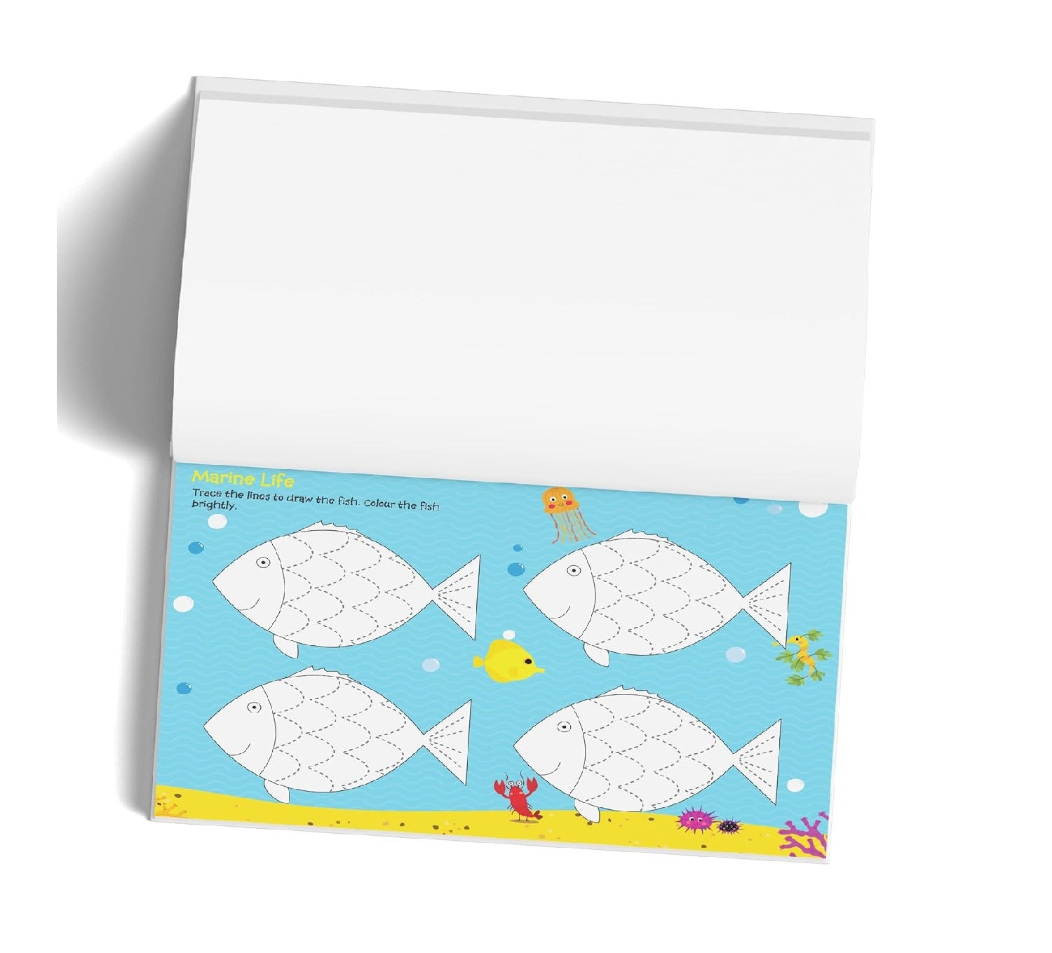 Pencil Control Super Activity Book for Kids – Practice Lines, Curves, Shapes & Patterns | Hardcover – Coloring Book
