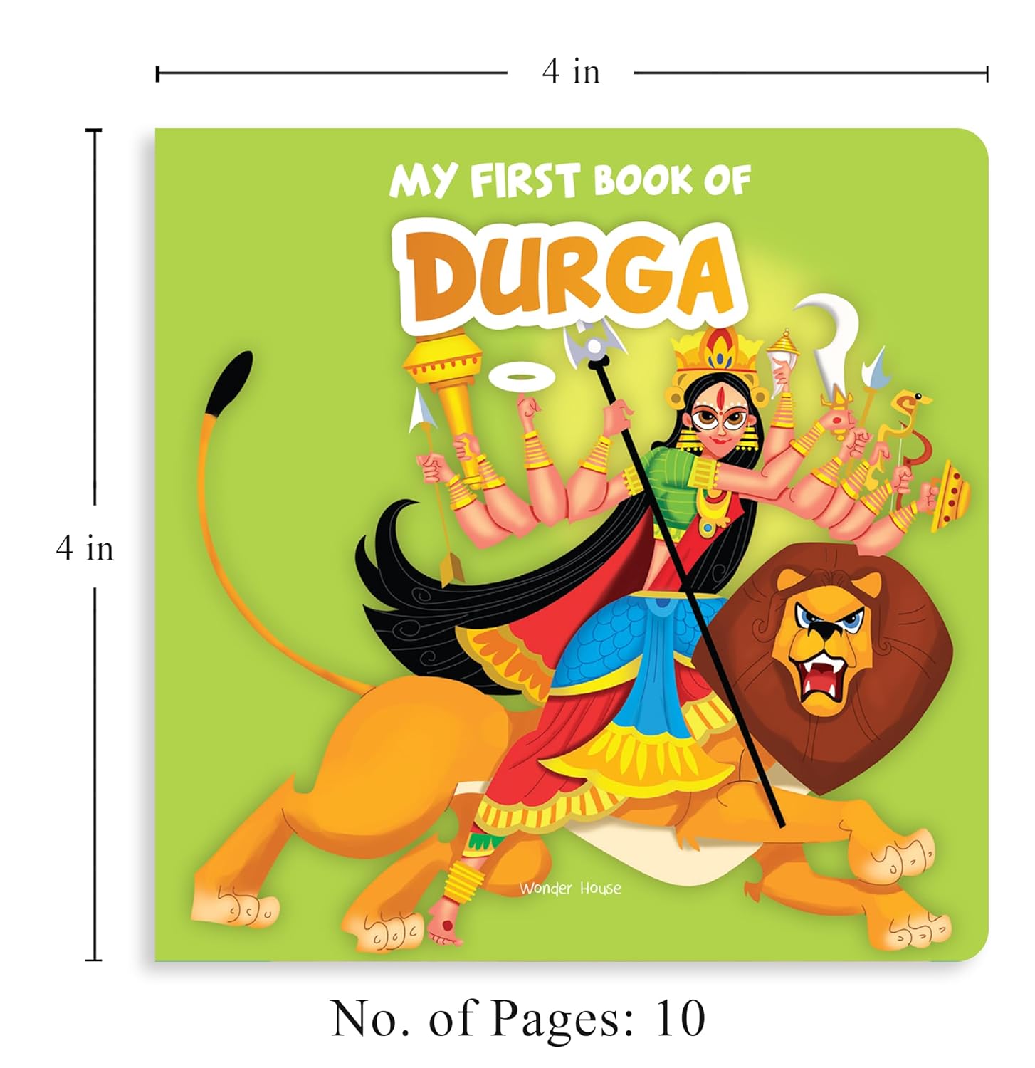 My First Book of Durga – Illustrated Board Book for Kids: Discover the Strength, Stories & Symbols of Goddess Durga