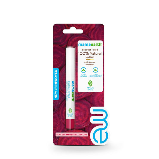 Mamaearth Beetroot Tinted 100% Natural Lip Balm-Natural Pink - 2 gm