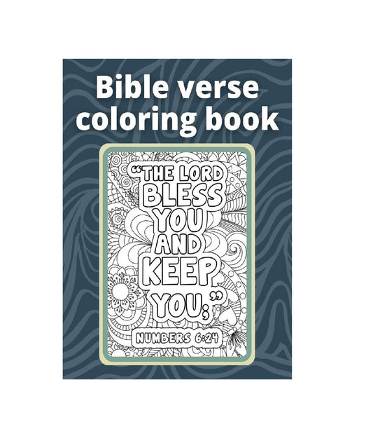Bible verse coloring book : Christian coloring book