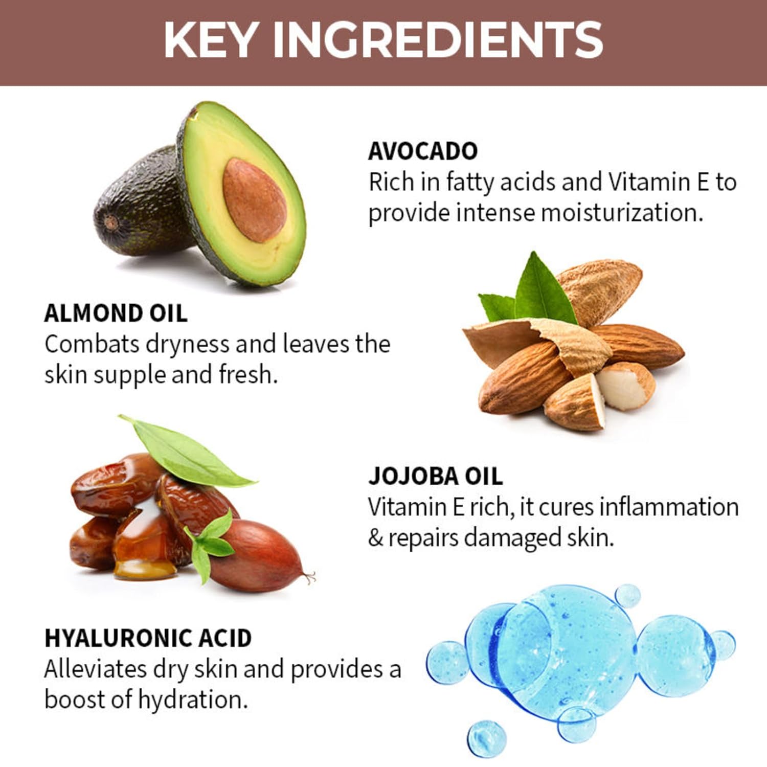 Nykaa Naturals Coconut & Shea Butter Hand & Nail Creme, 30ml| With Avocado, Almond Oil, Jojoba Oil & Hyaluronic Acid|
