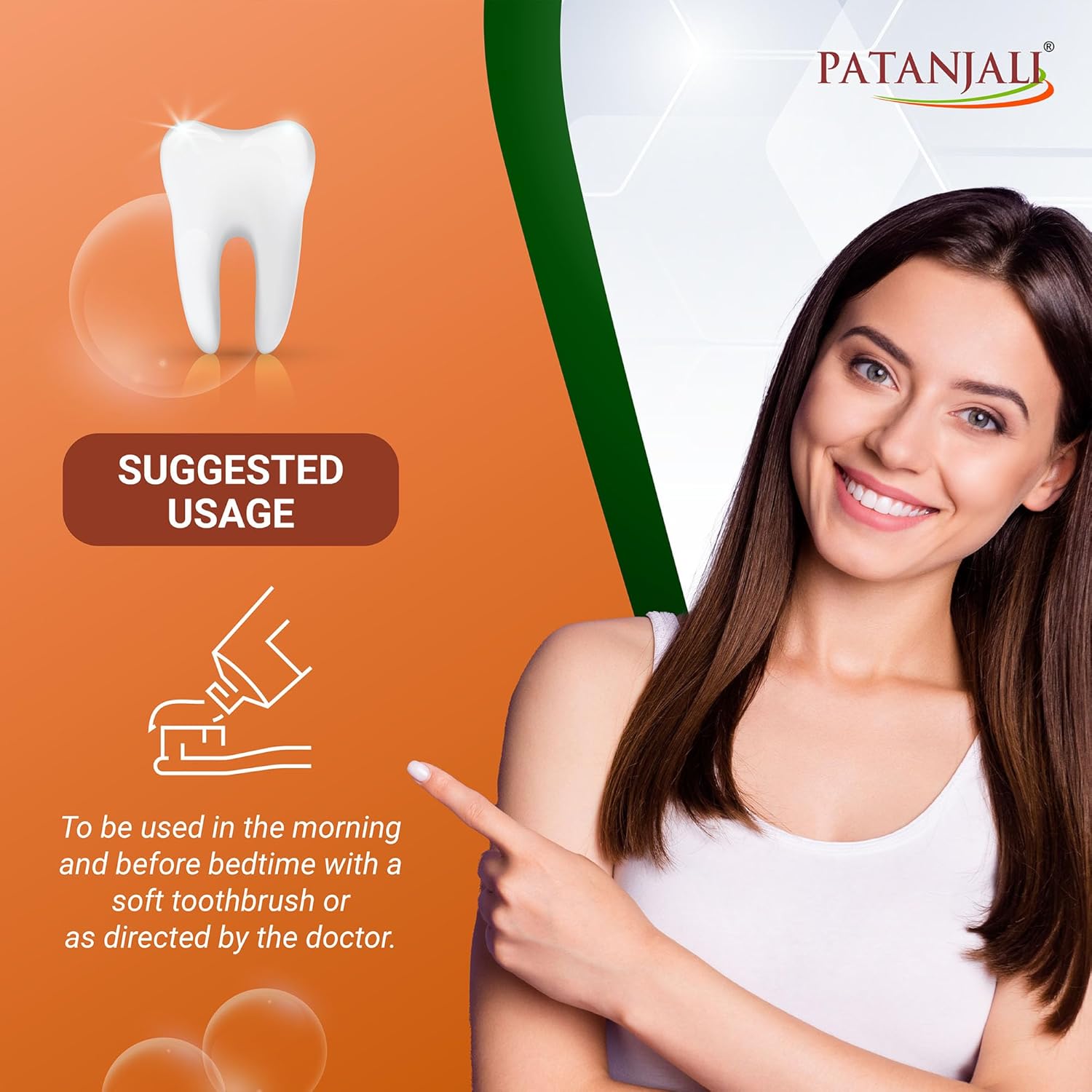 Patanjali Dant Kanti Medicated, Gingivitis, Dental Protection - 100 G