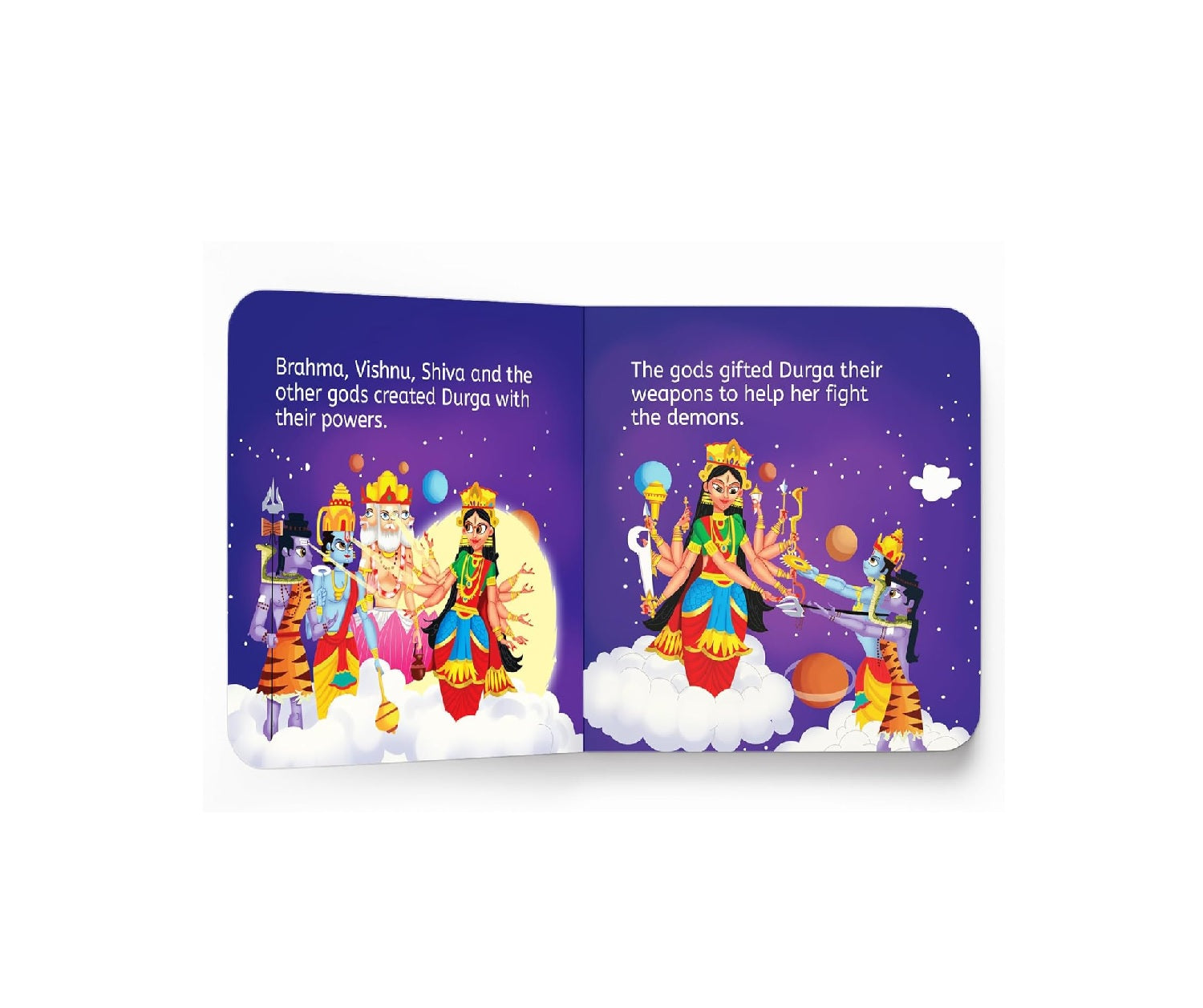My First Book of Durga – Illustrated Board Book for Kids: Discover the Strength, Stories & Symbols of Goddess Durga