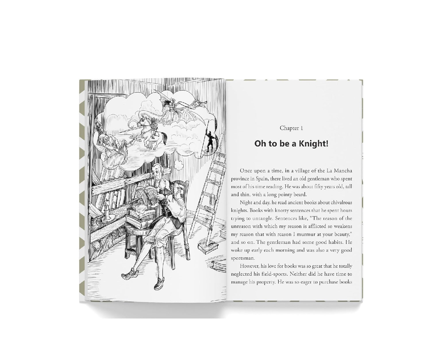 Don Quixote for Kids : Illustrated Abridged Children Classic English Novel with Review Questions (Illustrated Classics) Hardcover Book