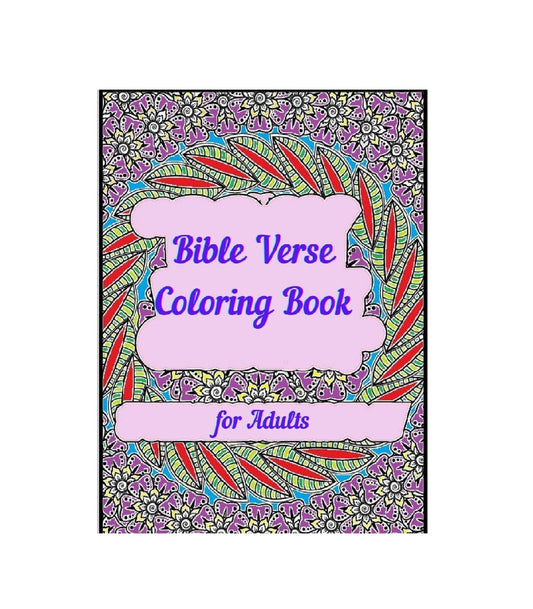Bible Verse Coloring Book for Adults