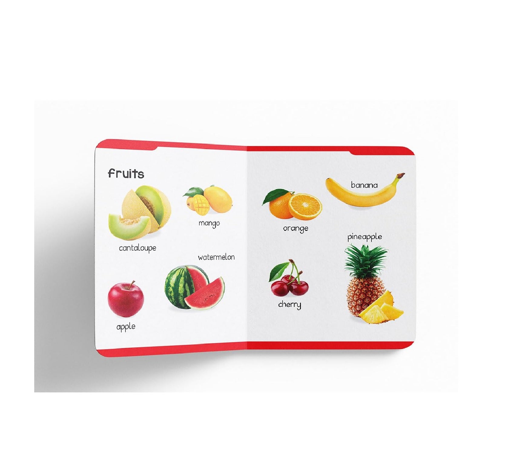 My First Padded Book of Food: Early Learning Board Book for Kids | Durable Padded Board Book  | Hardcover