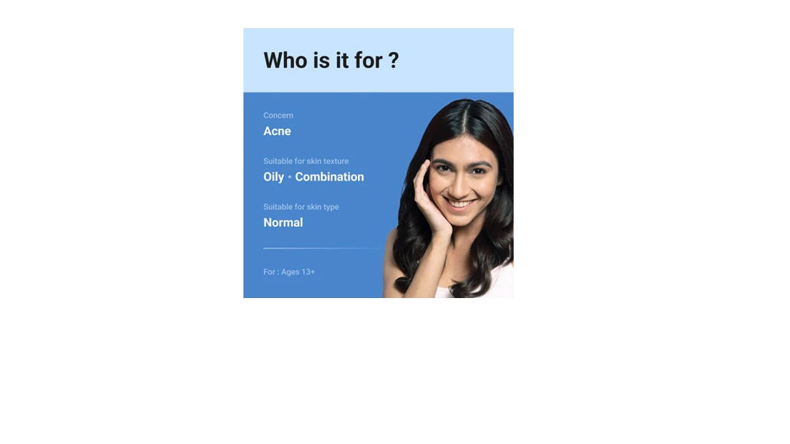 The Derma Co 1% Salicylic Acid Gel Face Wash with Salicylic Acid & Witch Hazel for Active Acne - 100 ml