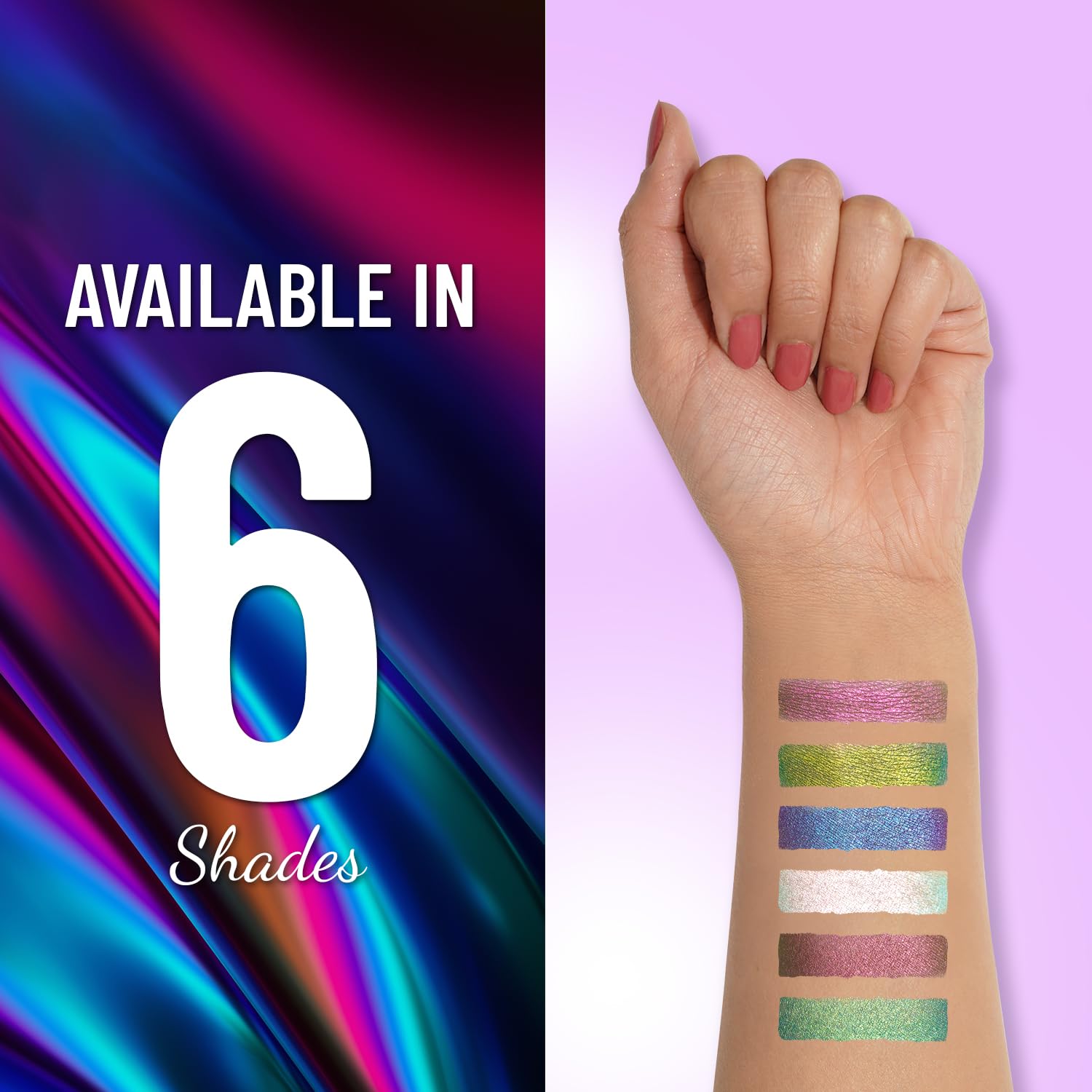 Swiss Beauty Holographic Shimmery Eyeliner | Waterproof, Smudge proof, Long lasting eyeliner with easy application | Shade- Nebula, 0.2g