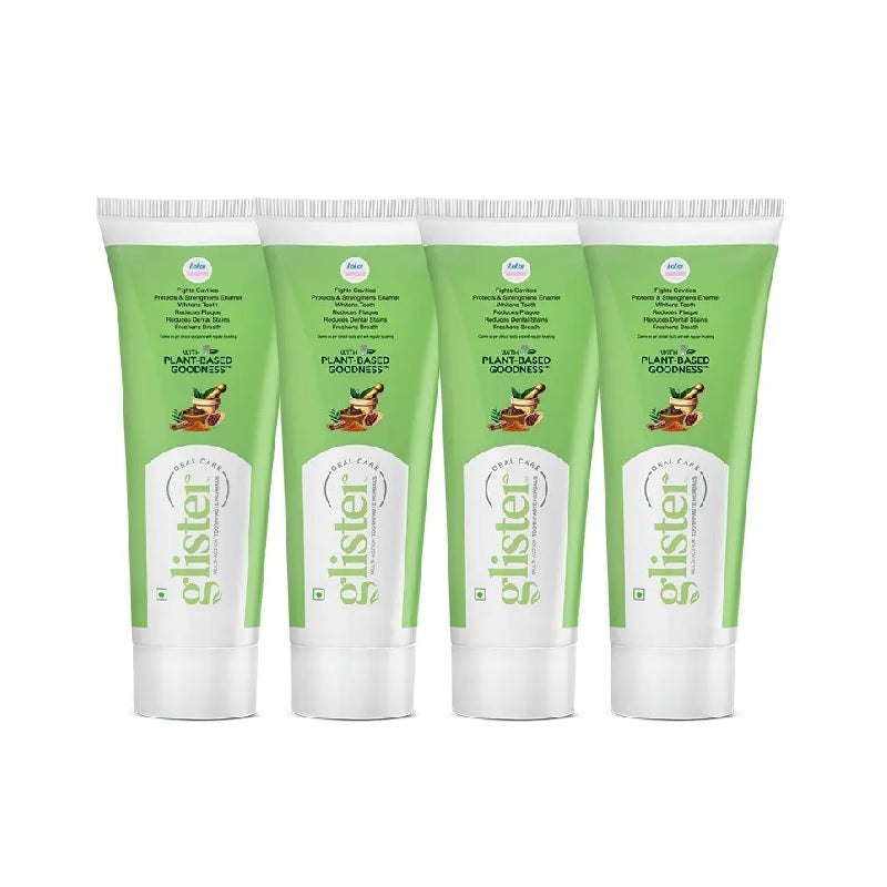 Amway Small Herbal Glisterr Toothpaste for Enamel Protection, Pack of 4