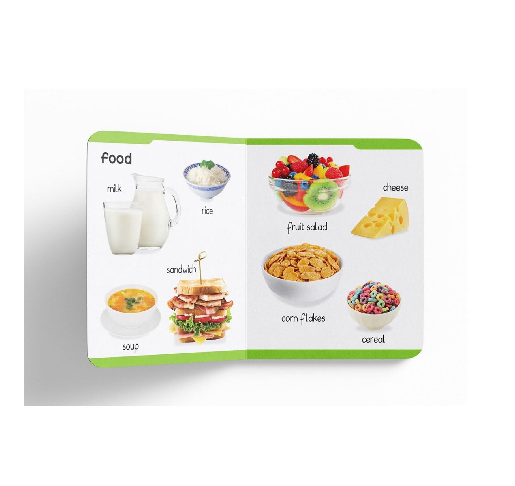 My First Padded Book of Food: Early Learning Board Book for Kids | Durable Padded Board Book  | Hardcover