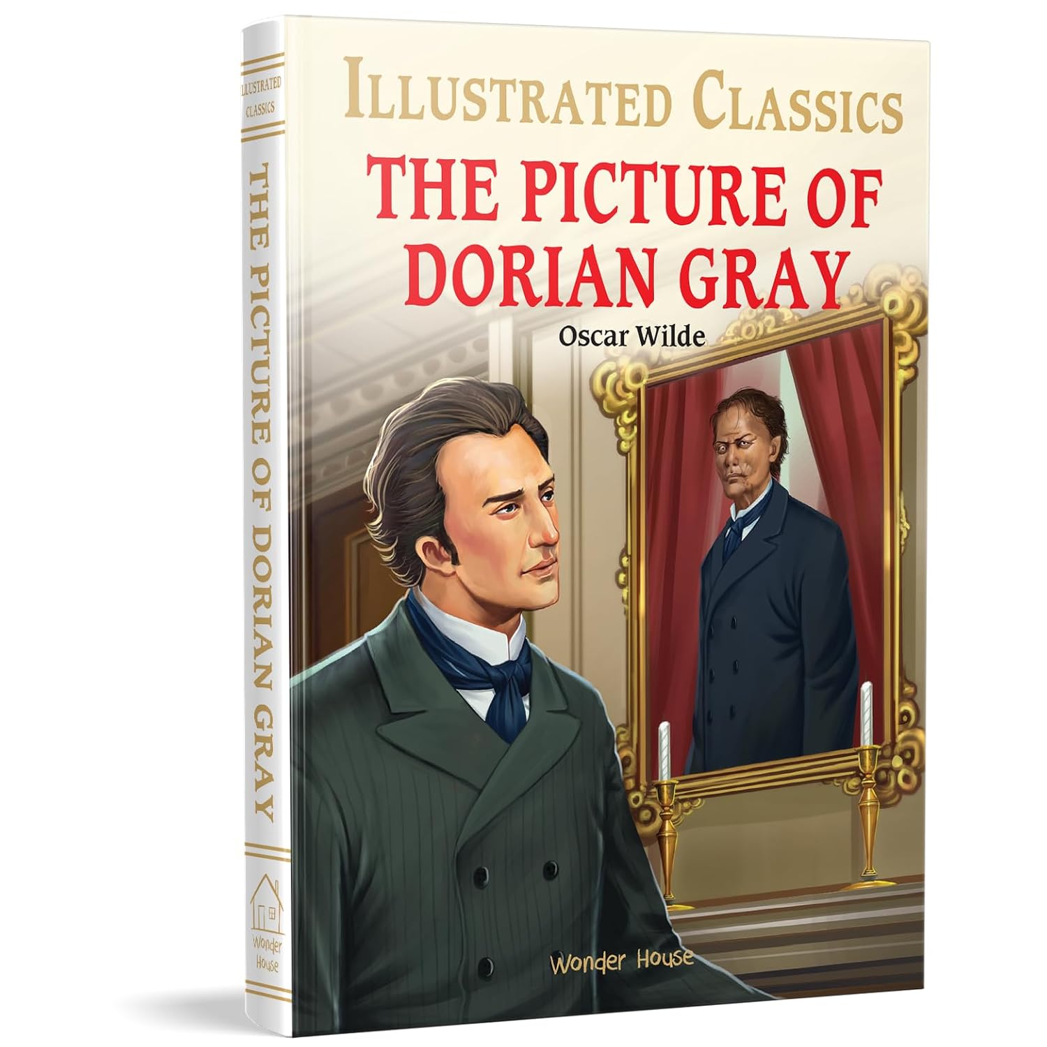 The Picture of Dorian Gray : Illustrated Abridged Children Classics English Novel with Review Questions Hardcover  Book