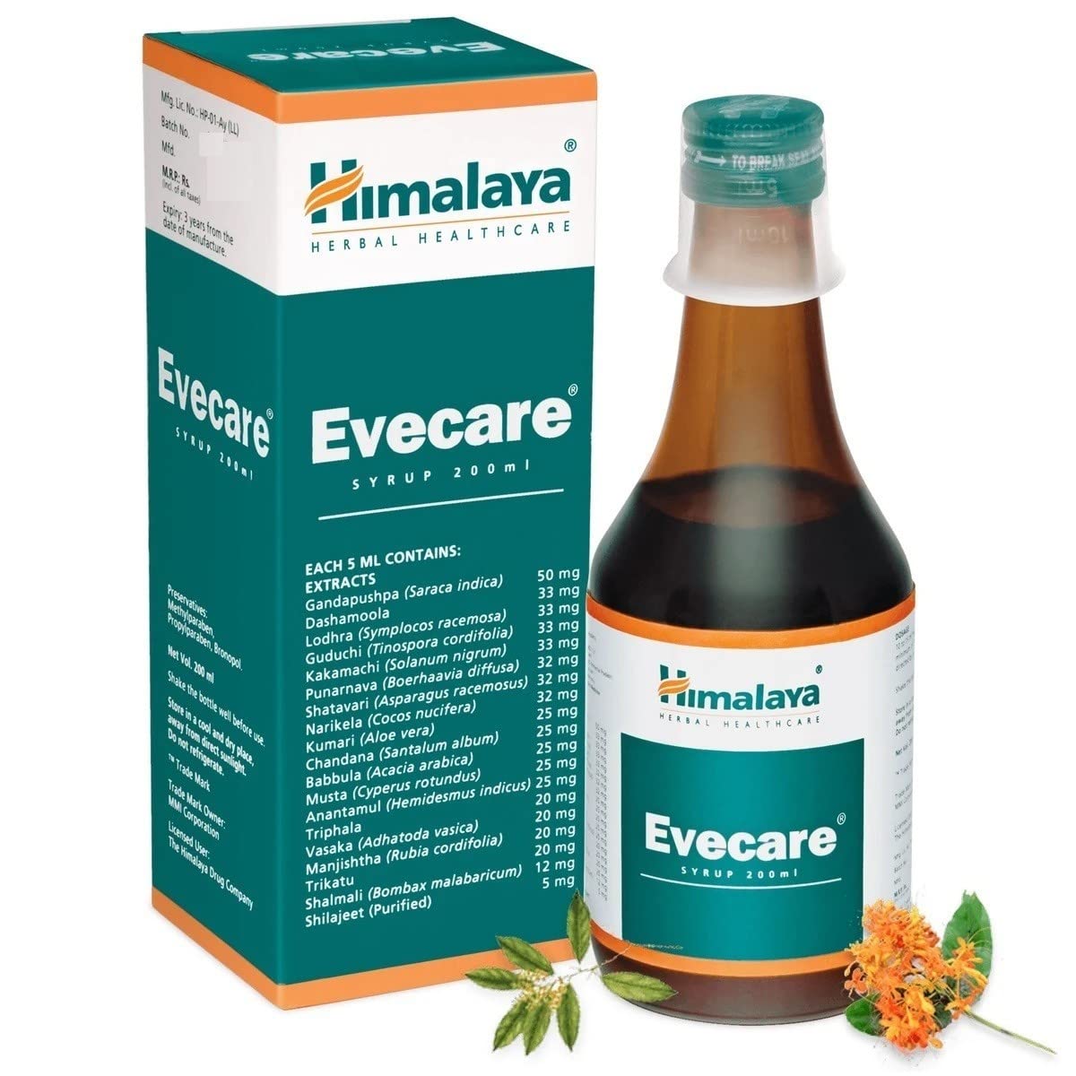 Himalaya Herbals Evecare Forte Liquid (200 ml)