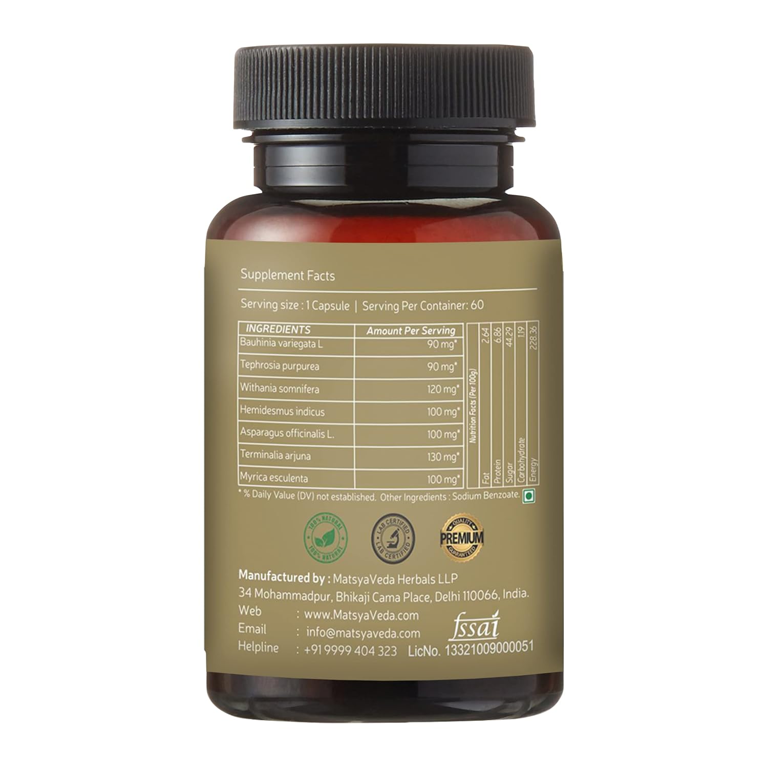 Matsya Veda Thyro-Pro Supports Healthy Thyroid (60 Caps)