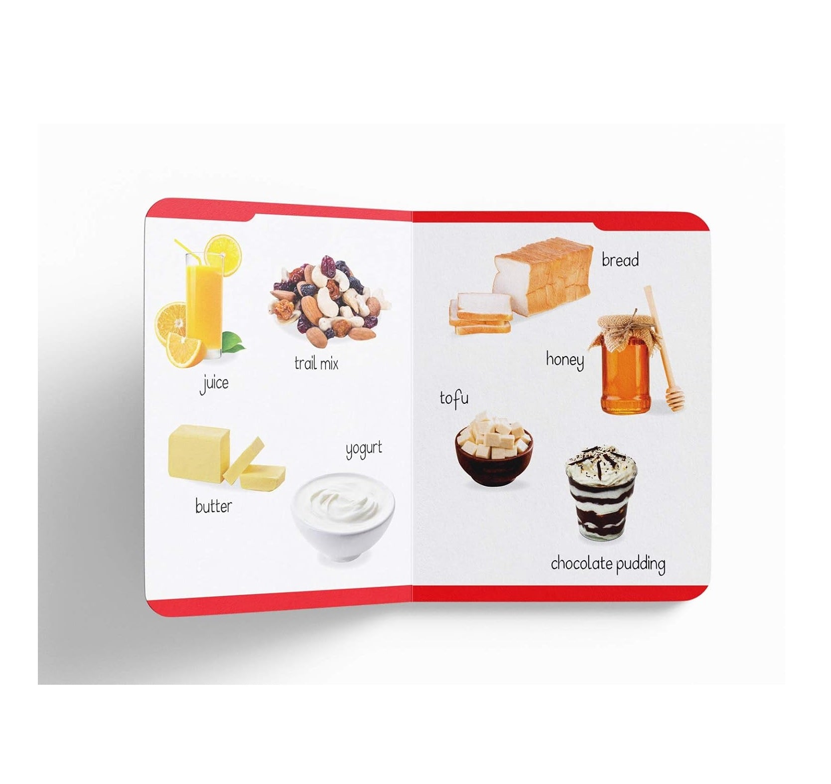 My First Padded Book of Food: Early Learning Board Book for Kids | Durable Padded Board Book  | Hardcover
