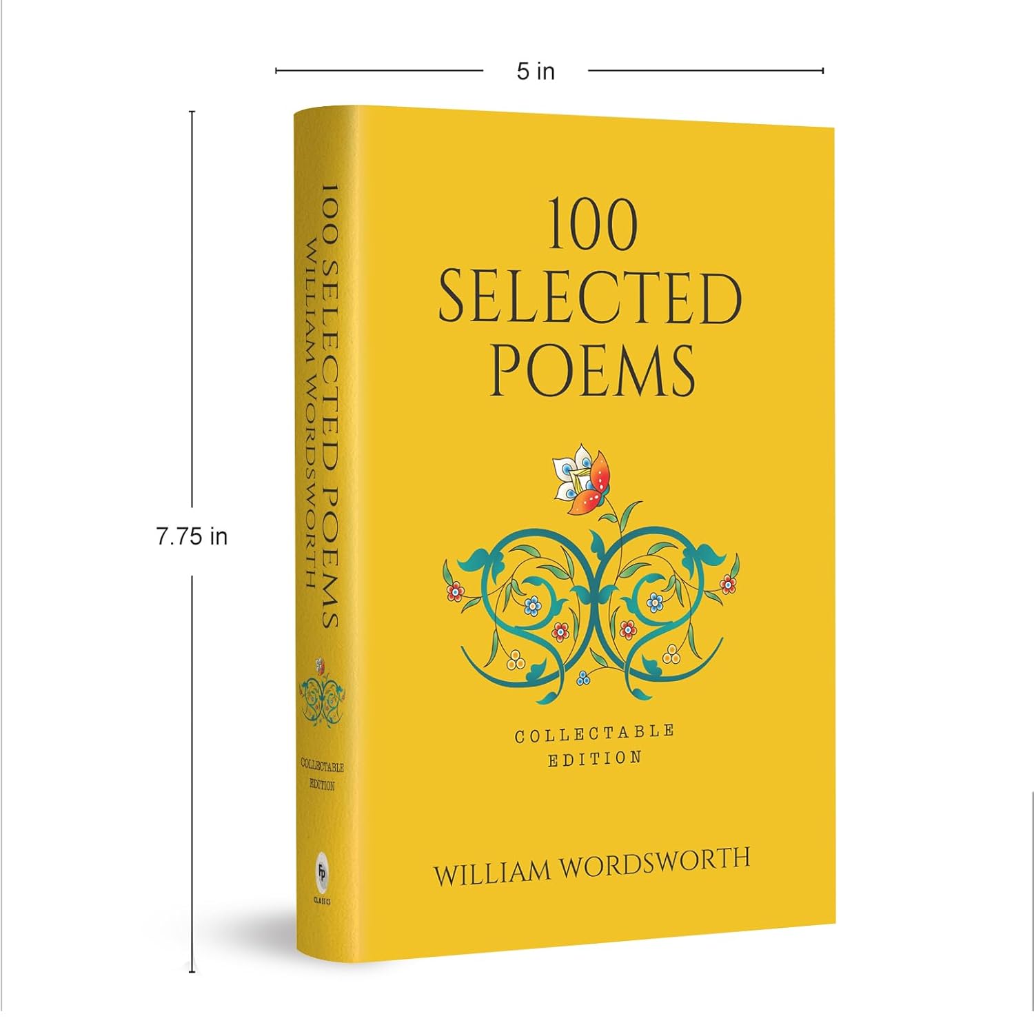 100 Selected Poems By William Wordsworth | Hardcover Book