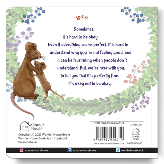 It’s Okay Not to Be Okay – A Gentle Board Book About Feelings for Kids | Hardcover