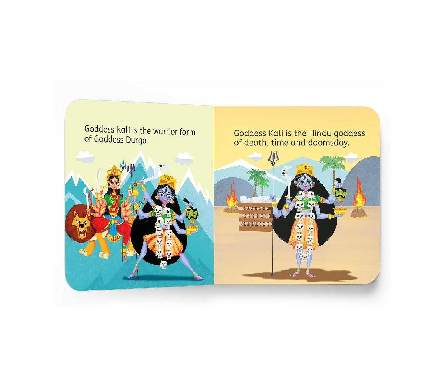 My First Book of Kali – Illustrated Board Book for Kids: Introduction to the Powerful Goddess Kali, Her Stories, Symbols & Strength