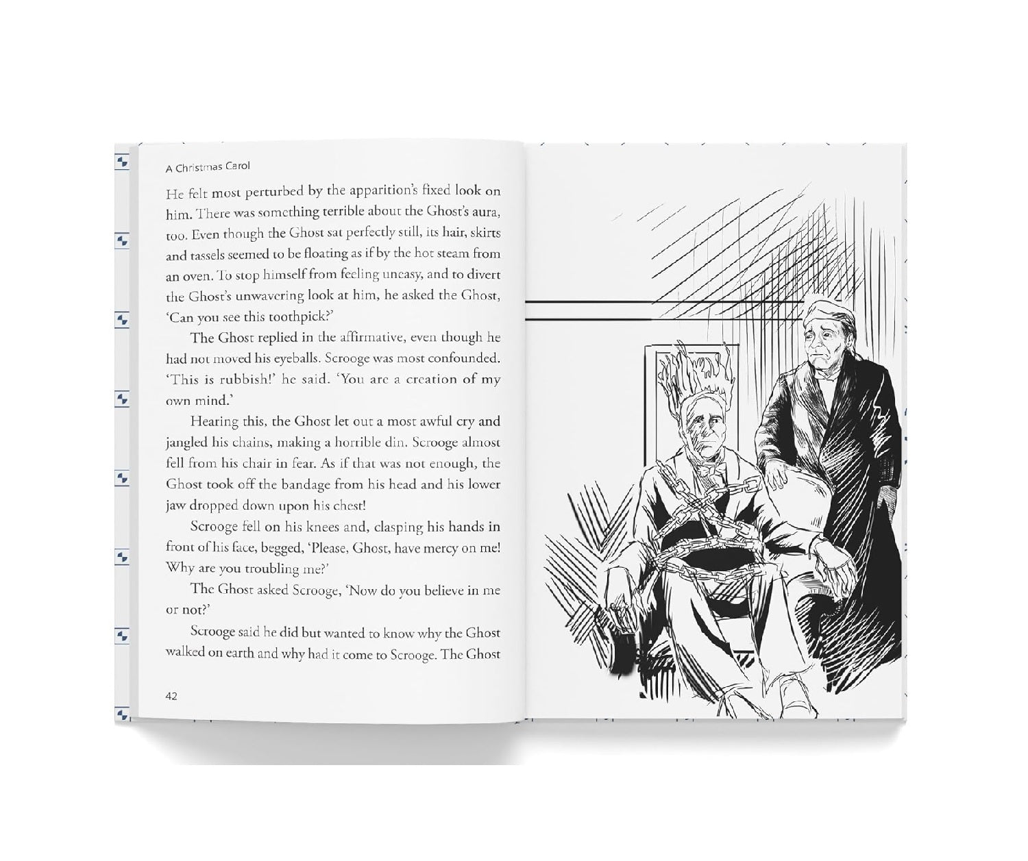 A Christmas Carol: Illustrated Abridged Children Classics English Novel With Review Questions (Hardback) Book