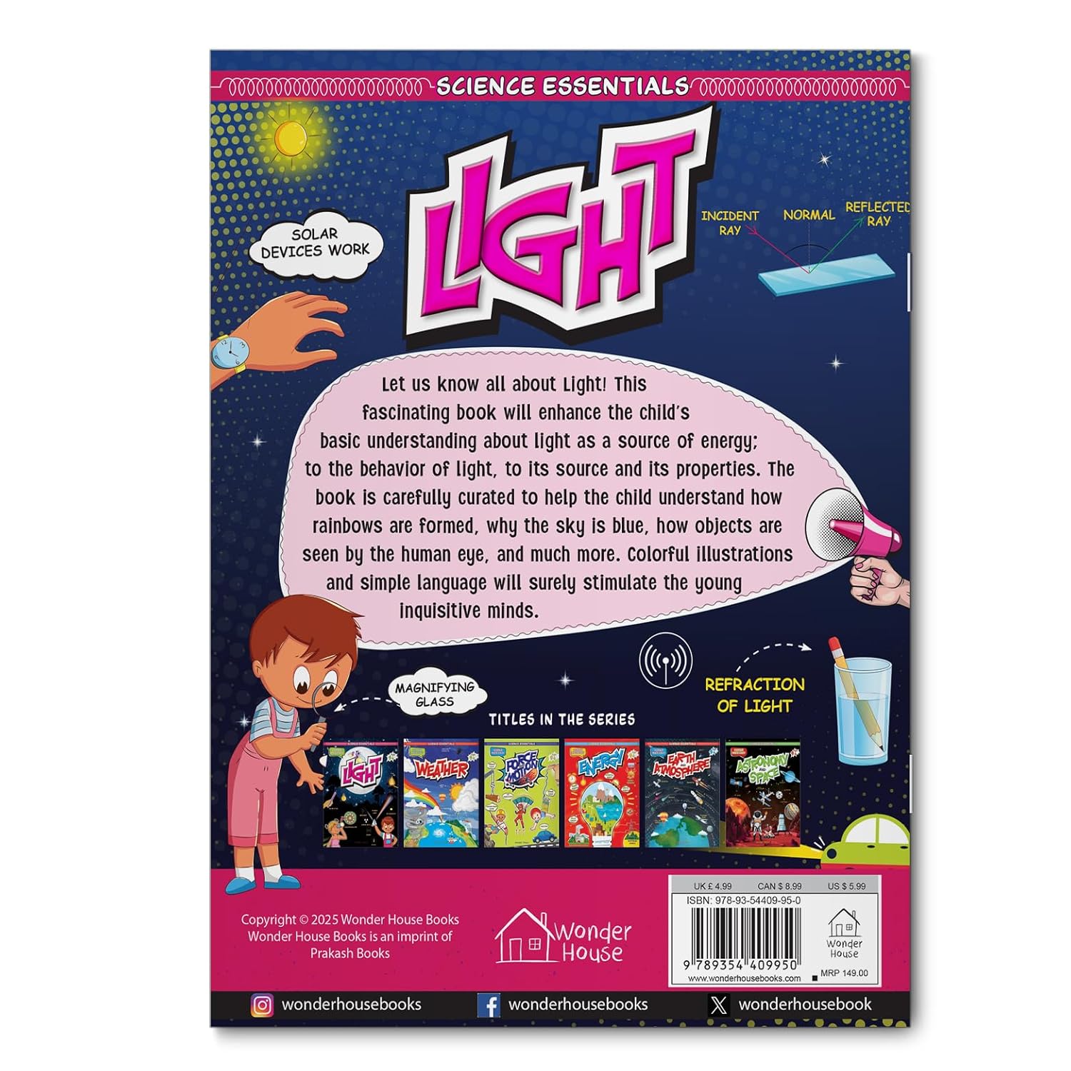 Science Essentials : Science Made Easy : Light Hardcover  Book