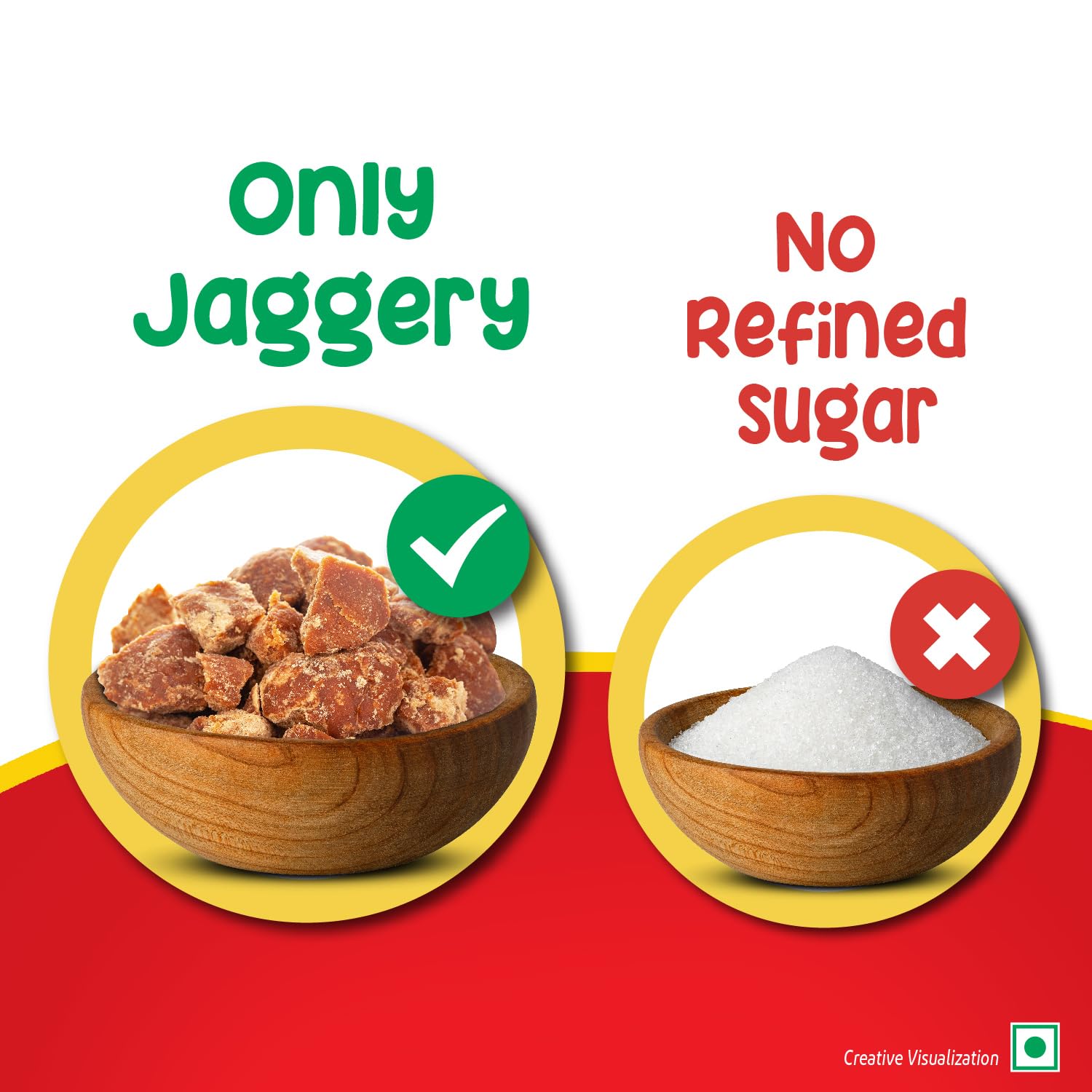 Saffola Peanut Butter with Jaggery, Crunchy 350 gm | High Protein Peanut Butter | No Refined Sugar
