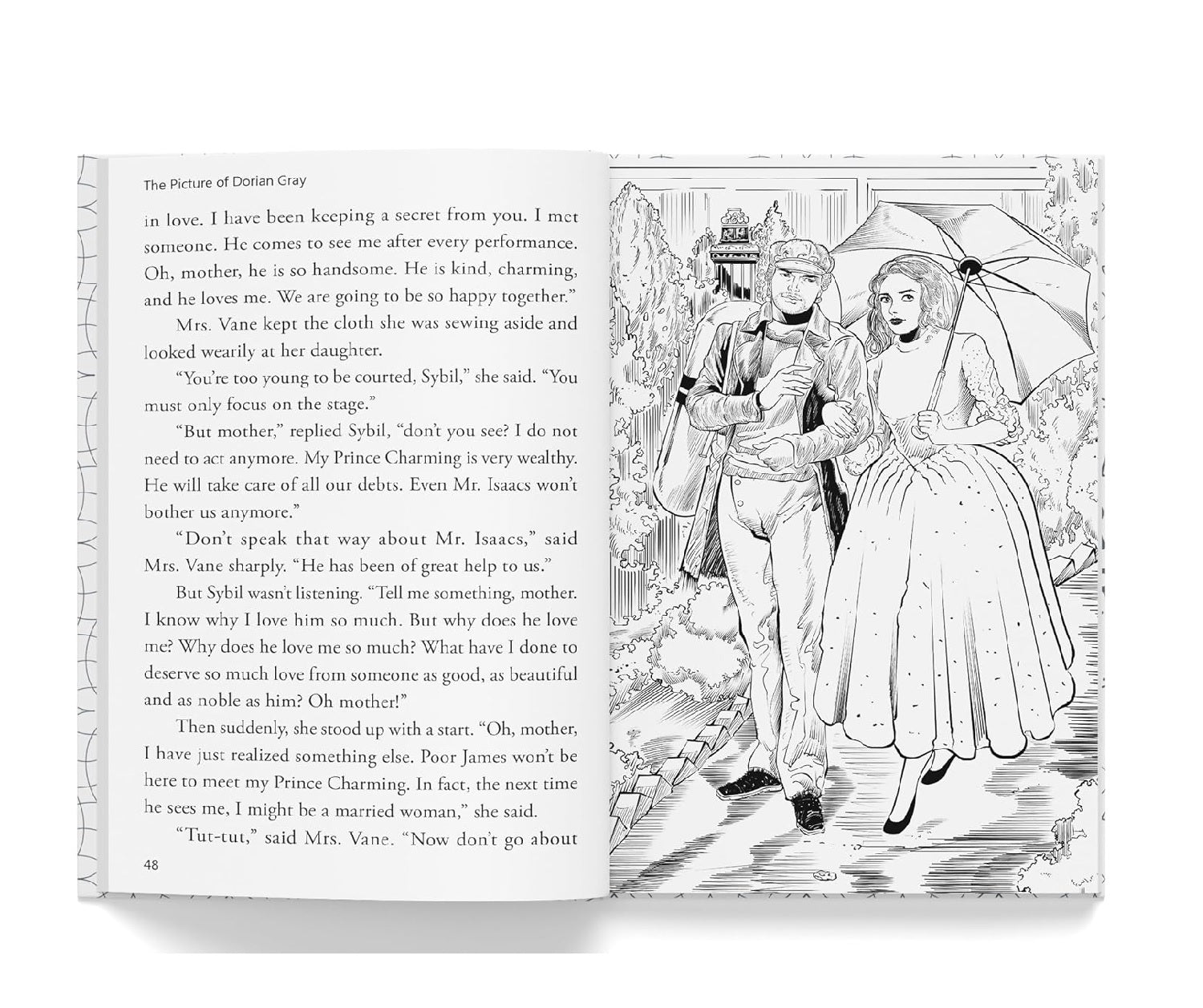 The Picture of Dorian Gray : Illustrated Abridged Children Classics English Novel with Review Questions Hardcover  Book