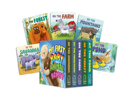 My First Baby Animal – Boxed Set of 5 Board Books : Mini Box Set Board book – Picture Book