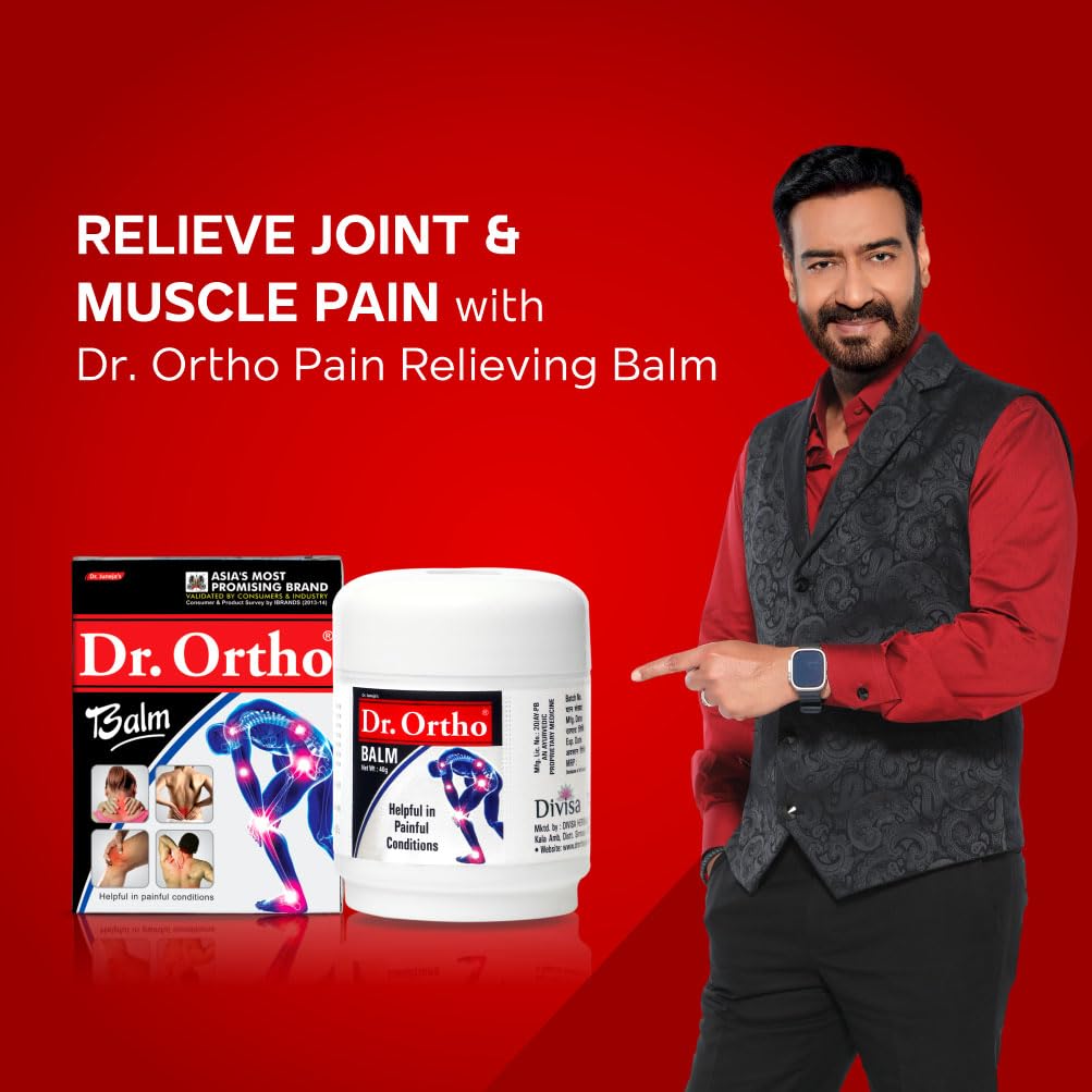 Dr Ortho Balm (40gm, Pack of 2) – 100% Ayurvedic For Joint Pain , Pain Relief