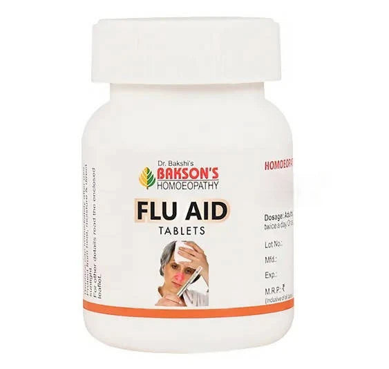 Bakson's Homeopathy Flu Aid Tablets - 75 Tablets