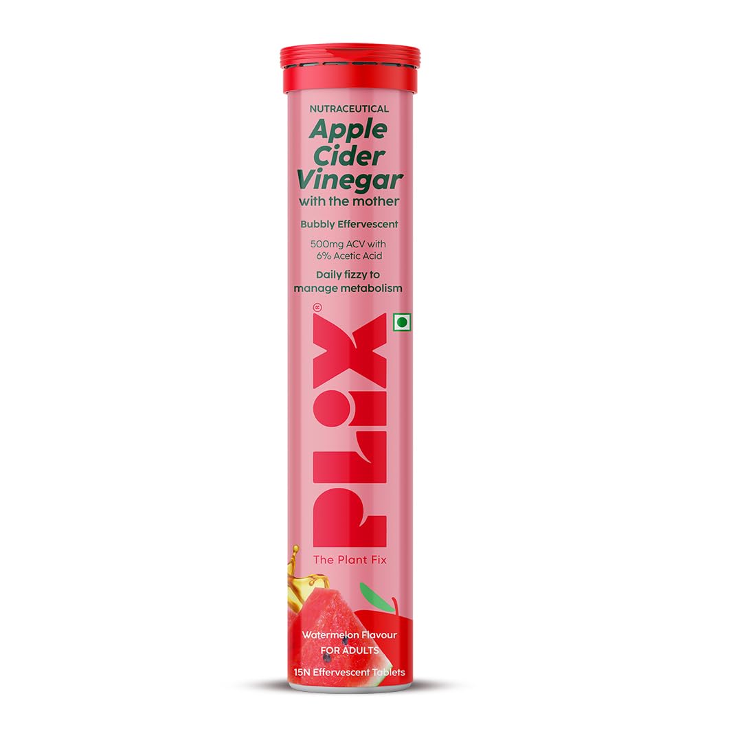 THE PLANT FIX Apple Cider Vinegar Effervescent Tablet with mother