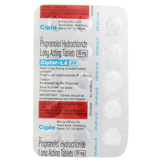Ciplar-LA 20 Tablet – 15 Tablets