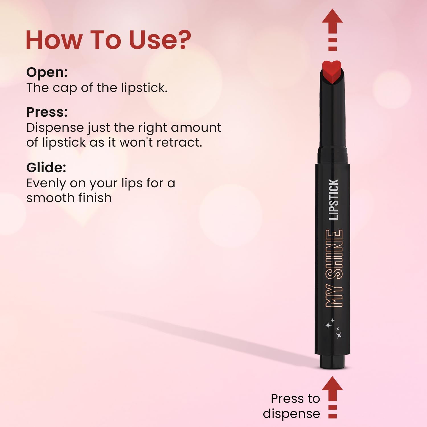 Swiss Beauty My Shine Creamy Lipstick with Vitamin E | Long Lasting Lipstick with Shiny finish | Shade-Frozen Plum, 1.5gm