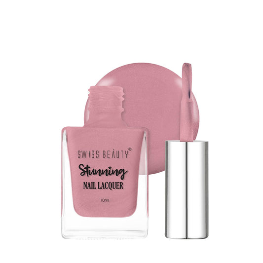 SWISS BEAUTY Stunning Matte Finish Nail Lacquer | Chip Resistant, Quick Drying Nail Paint | Highly Pigmented With High Shine Nail Polish | Shade - Expresso, 12ml