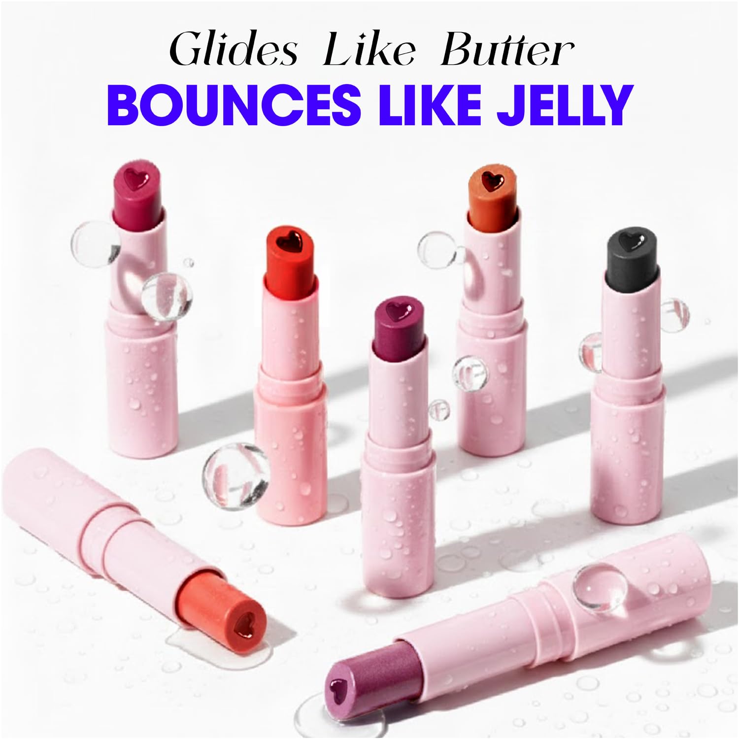 Blue Heaven Jelly & Butter SPF 50 Lip Balm  Dusty Rose, 3g