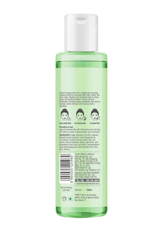 Joy Clarifying & Pore Minimizing Green Tea Face Toner (150ml)
