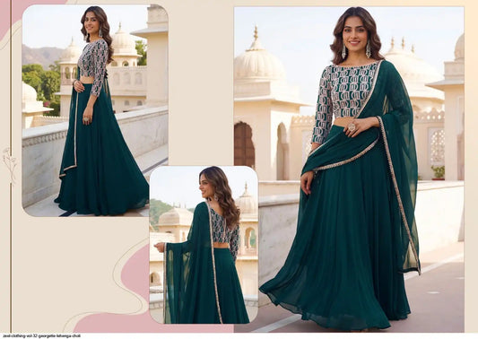ZEEL CLOTHING VOL 32 GEORGETTE LEHENGA CHOLI