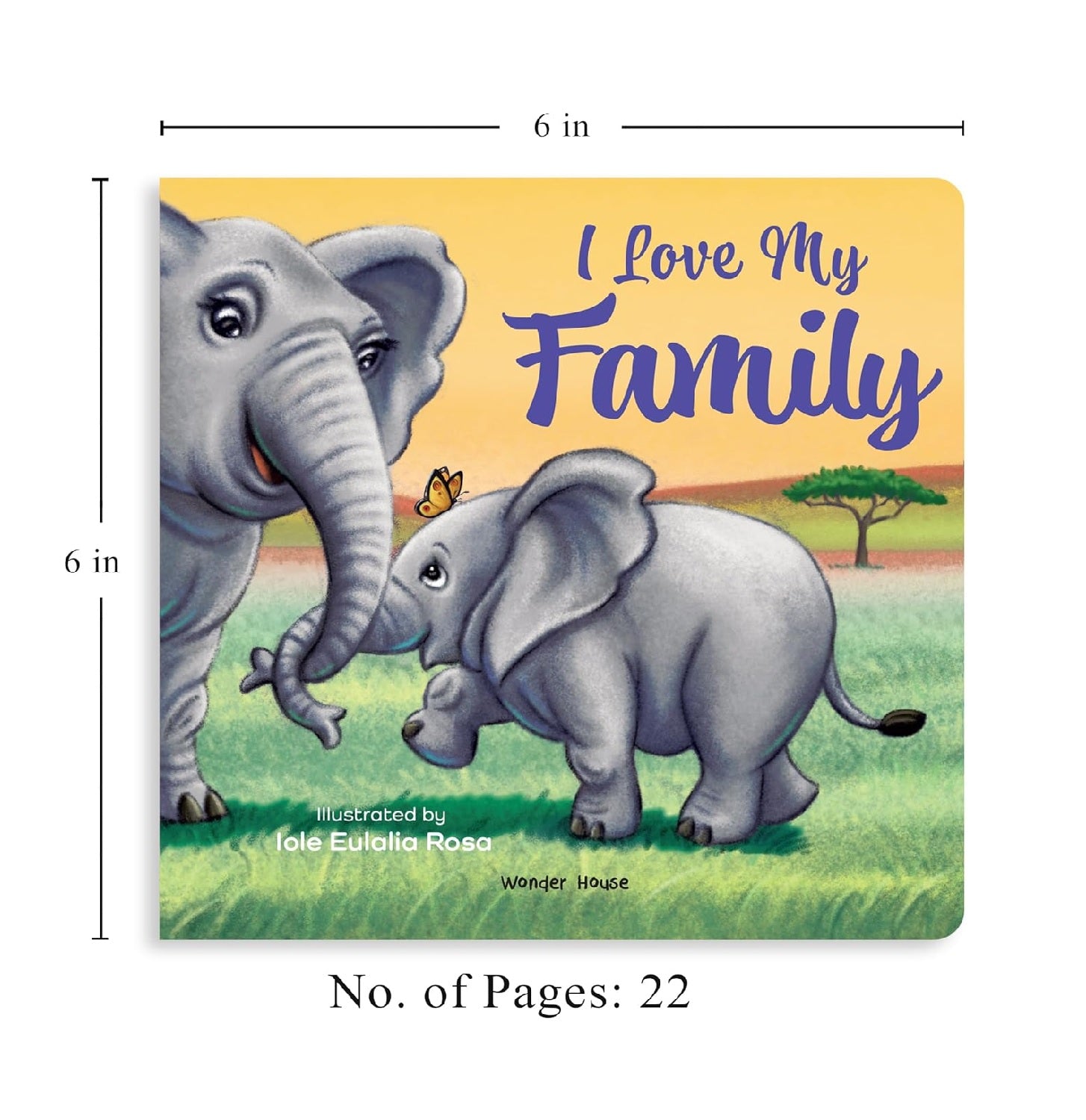 I Love My Family – A Heartwarming Illustrated Board Book for Kids | Board book – Picture Book