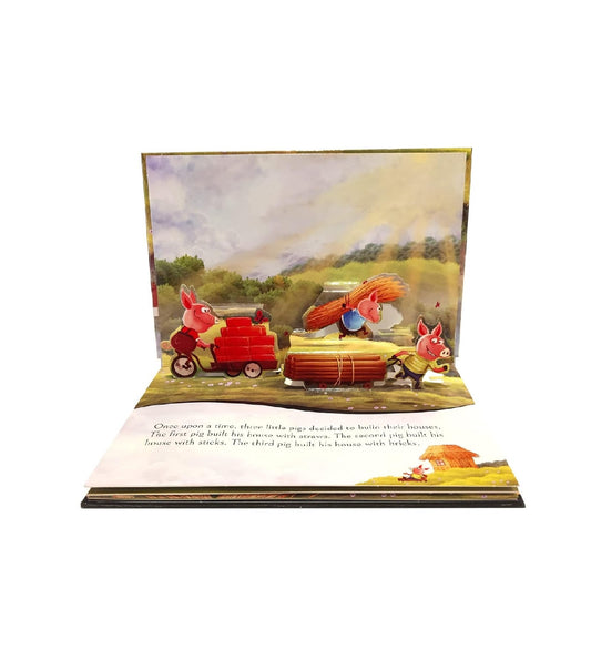 My First Pop-Up Fairy Tales - Three Little Pigs : Pop up Books for children | Hardcover