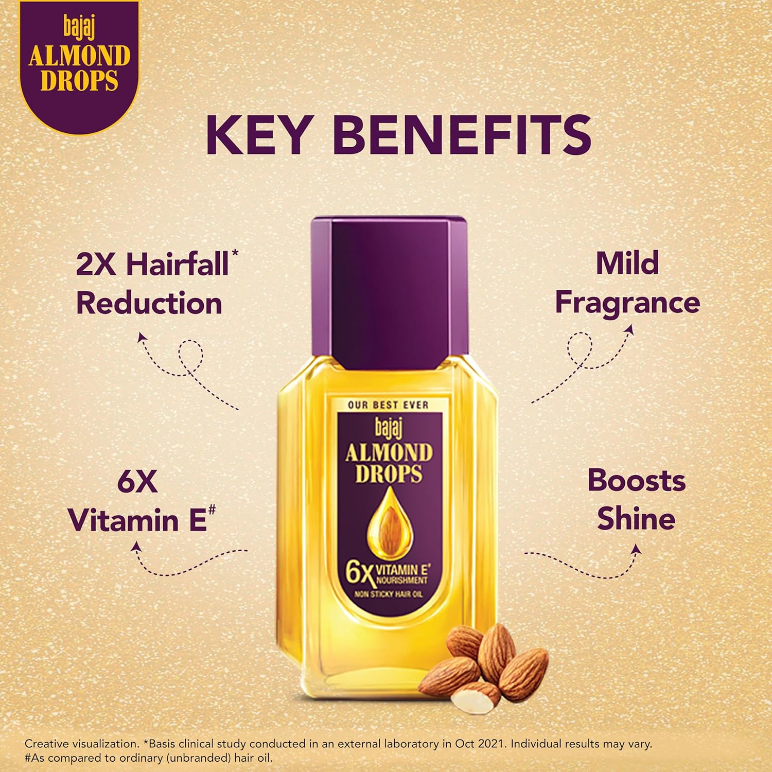 Bajaj Almond Drops Hair Oil, 625ml
