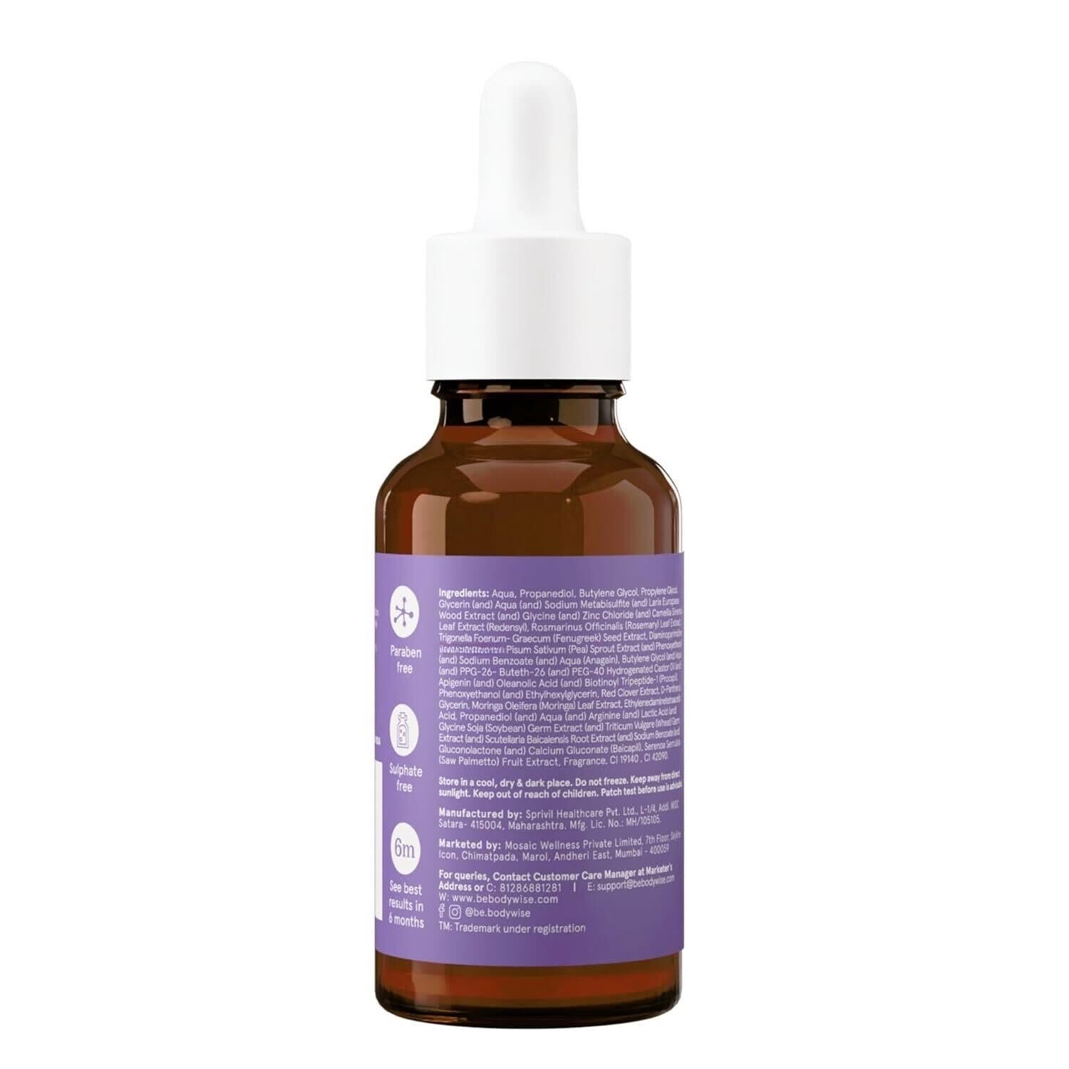 BeBodywise Advanced Hair Growth Serum - 50 ml