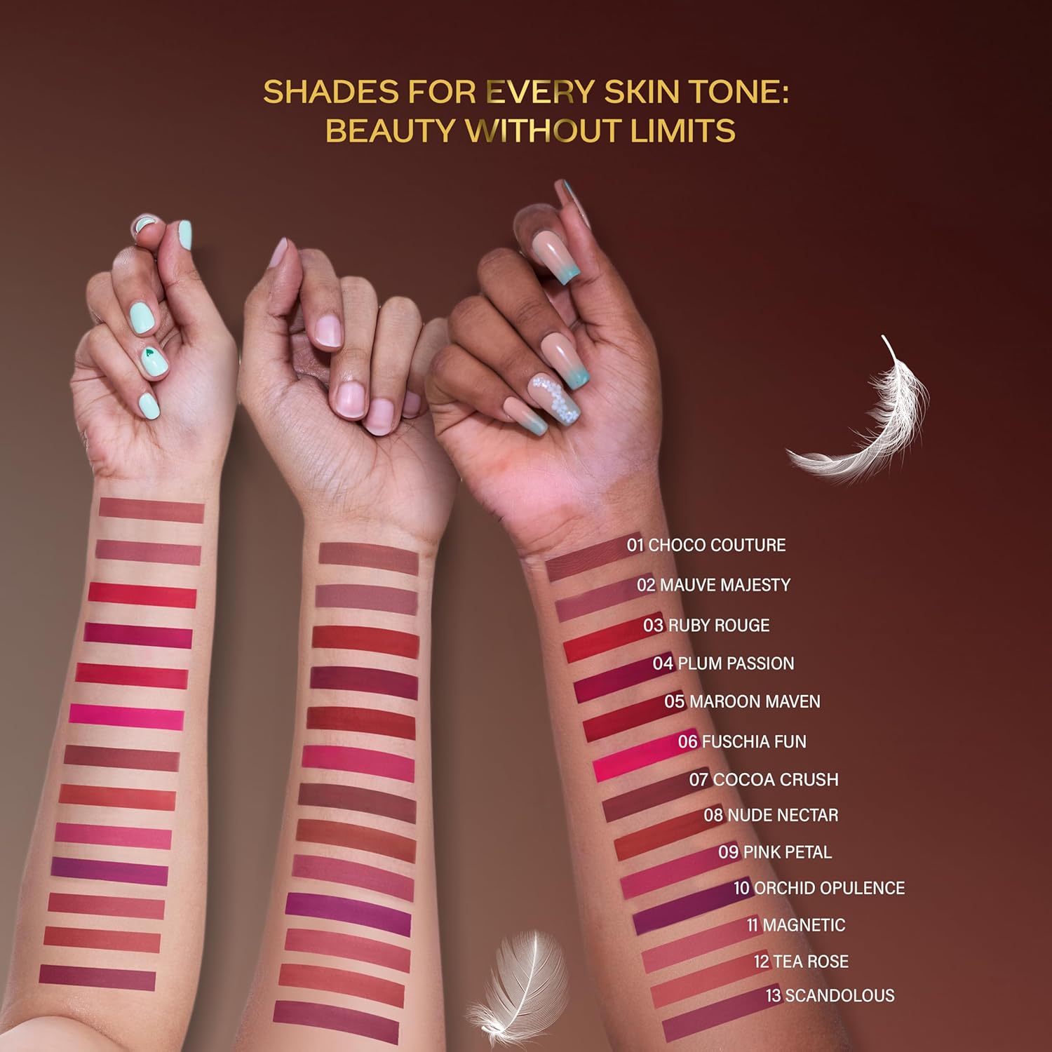FACES CANADA Comfy Matte Wow Liquid Lipstick - Tea Rose 12 (Brown) 3.8ml