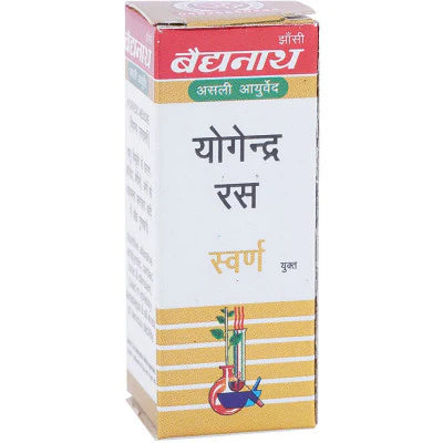 Baidyanath Yogendra Ras (Swarna Moti Yukta) (5tab) For diabetes , heart disorders , vatta disorders