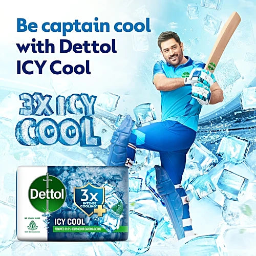 Dettol Icy Cool Soap, 150 g