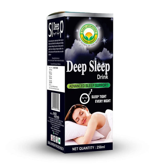 Basic Ayurveda Deep Sleep Drink 250 ml For physical and mental health, Immunity and memory
