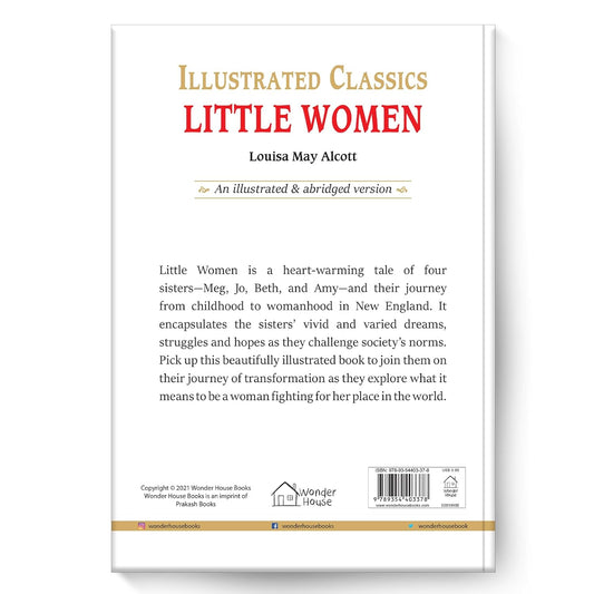 Little Women : Illustrated Abridged Children Classic English Novel with Review Questions (Hardback)  Book