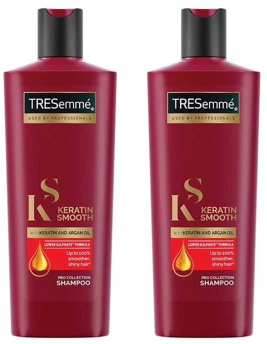 TRESemme Keratin Smooth Shampoo 185 ml (Pack of 2)