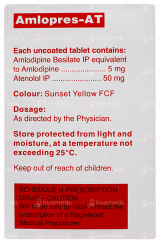 Amlopres-AT Tablet – 15 Tablets for Hypertension high blood pressure