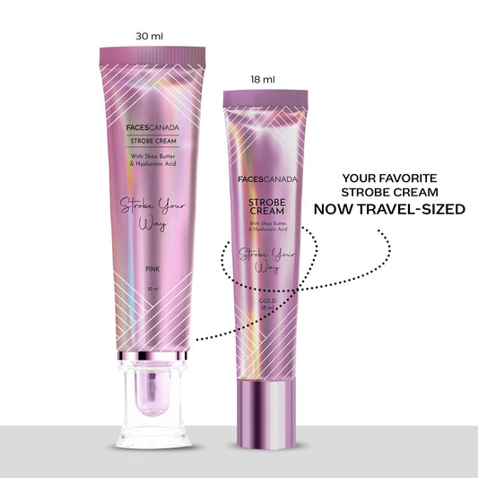 FACES CANADA Strobe Cream Mini- Pink, 18ml