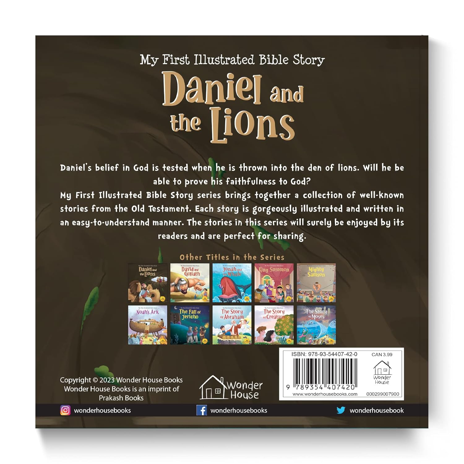 My First Illustrated Bible Story: Daniel and the Lions Paperback Book