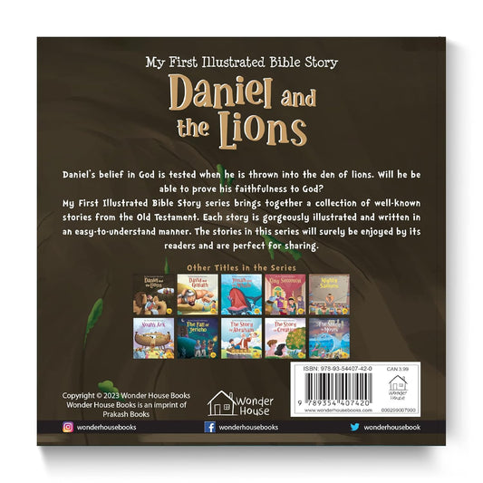 My First Illustrated Bible Story: Daniel and the Lions Paperback Book