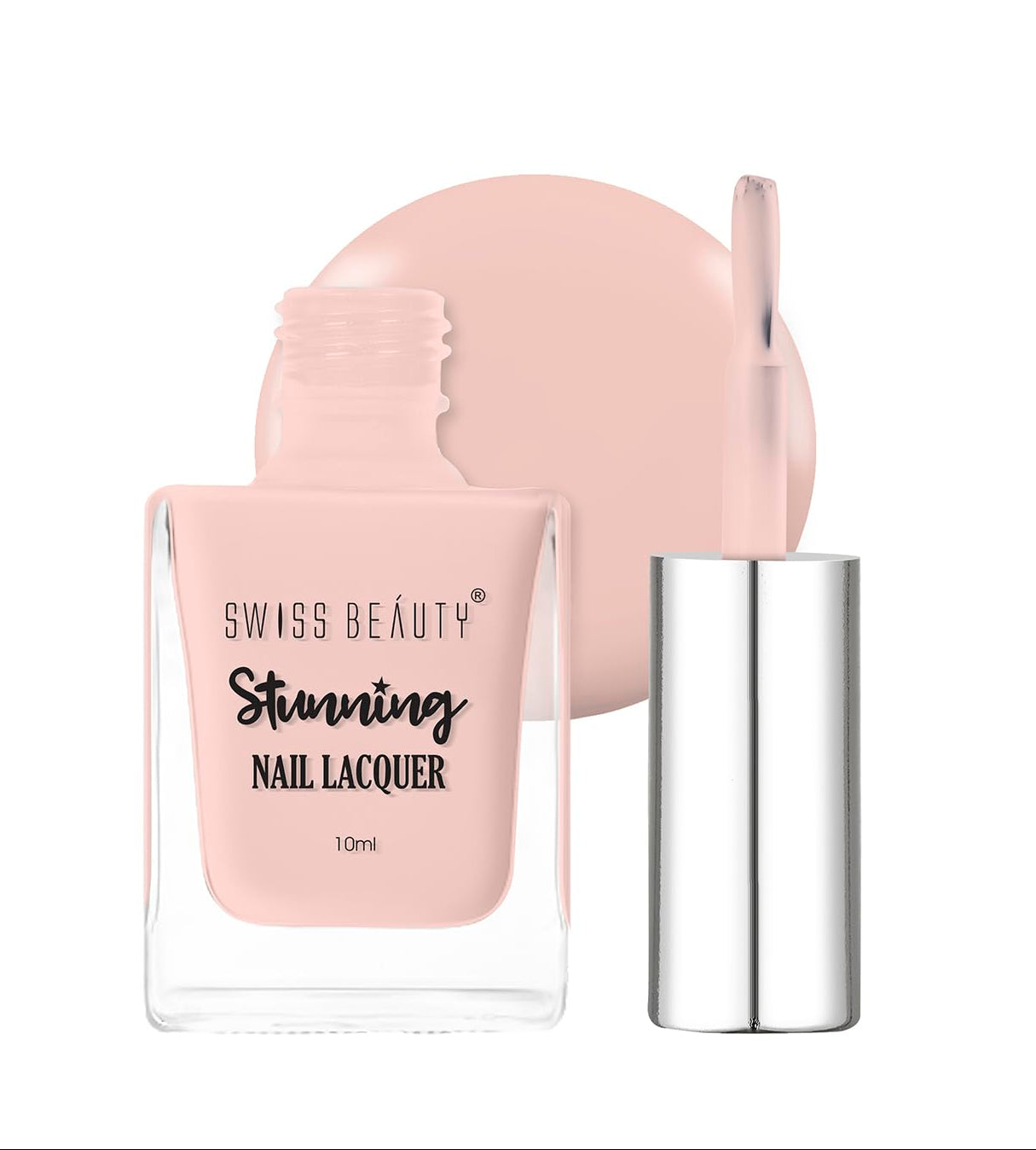 SWISS BEAUTY Stunning Matte Finish Nail Lacquer | Chip Resistant, Quick Drying Nail Paint | Highly Pigmented With High Shine Nail Polish | Shade - Giza Sand, 10ml
